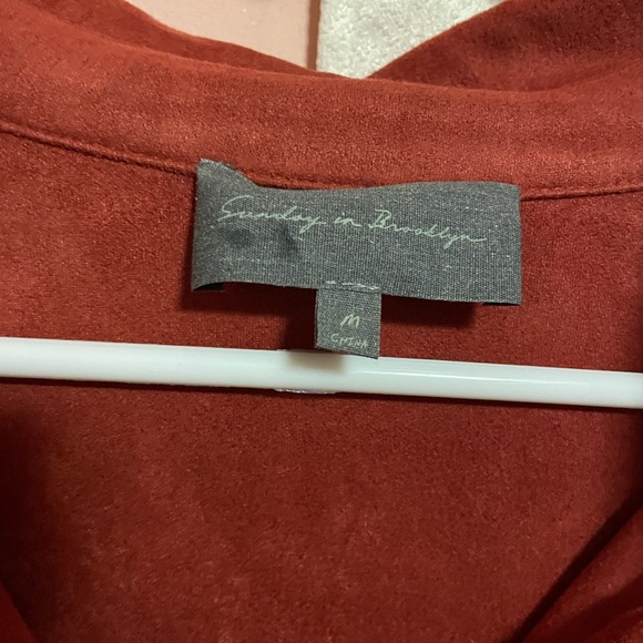 Suede button shirt - Picture 2 of 4